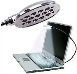 

2.5W Novelty USB 13 LED White Light Flexible Table Lamp for PC Notebook Laptop Tablet PC Portable Computer Lamps Lighting