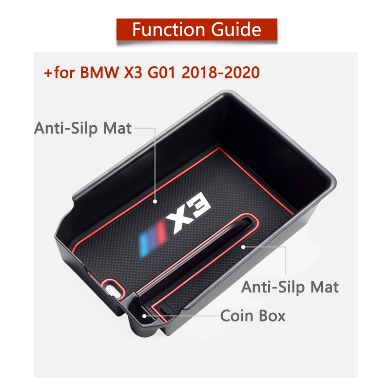 Подлокотник коробка для хранения BMW X3 G01 2018 2019 2020 укладка Tidying автомобильный