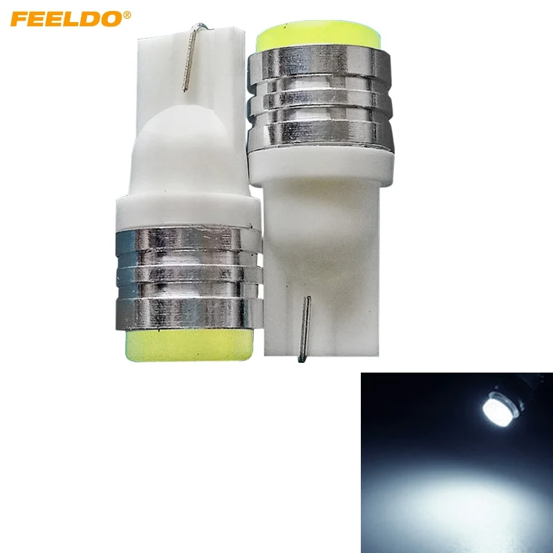

50Pcs White Car T10 194 168 Interior 2W Ceramic LED Bulb Light Reading Light Lamp Bulb Styling Lamp DC12V