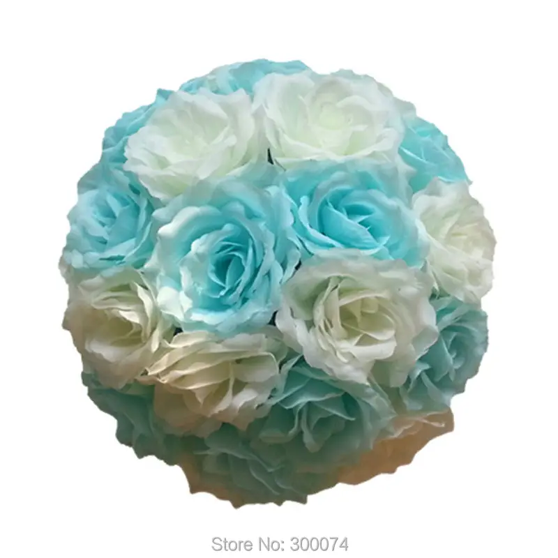B017 tiffany blue white wedding ball