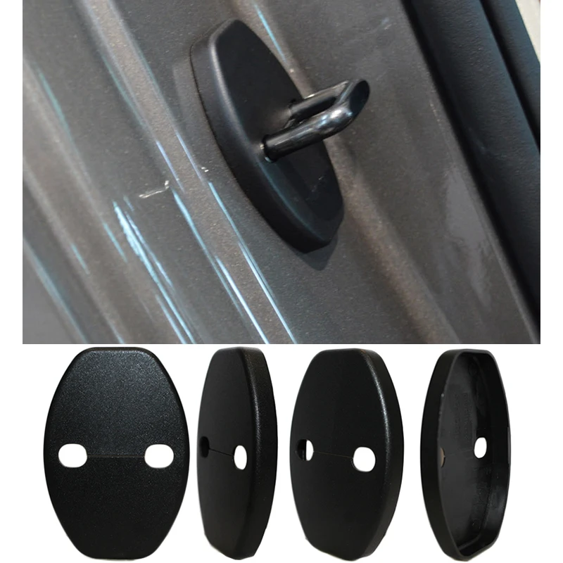 Car Door Lock Cover For Volkswagen Tiguan Polo Passat B5 B6 B7 Skoda