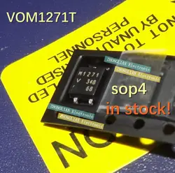 Бесплатная Доставка 100 шт./лот vom1271 vom1271t 1271 SOP4 оптопары изоляторы оригинальный продукт в наличии