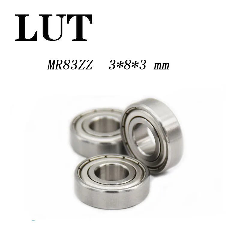 50 шт. высокое качество ABEC 5 MR83ZZ MR83Z MR83 ZZ 3x8x3 мм 3*8*3 Миниатюрные шарикоподшипники с