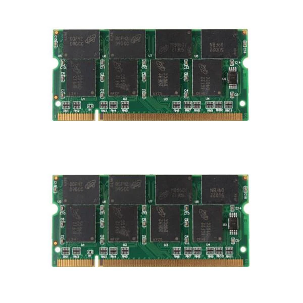 Acheter 2G (2x1G) DDR 333 mhz PC2700 Non ECC Cl2.5 Mémoire DIMM RAM 200 Broches Ordinateur Portable