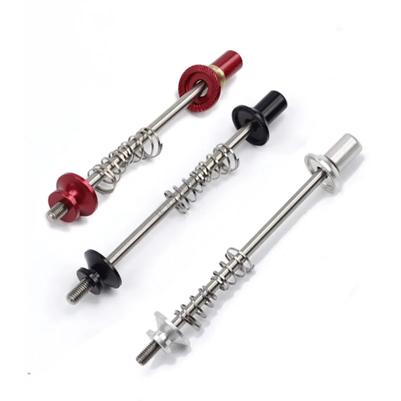 

Titanium front Skewers Ti Quick Release for brompton BMX Bike Hex M5 74mm Bicycle Slow Release QR Skewer