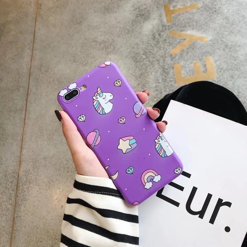 Case For vivo v5 v7 v9 tpu cute Silicone soft Matte unicorn Back Cover X21i X20 plus Y75 Y79 Y83 Y85 Y66 Y67 phone bag |