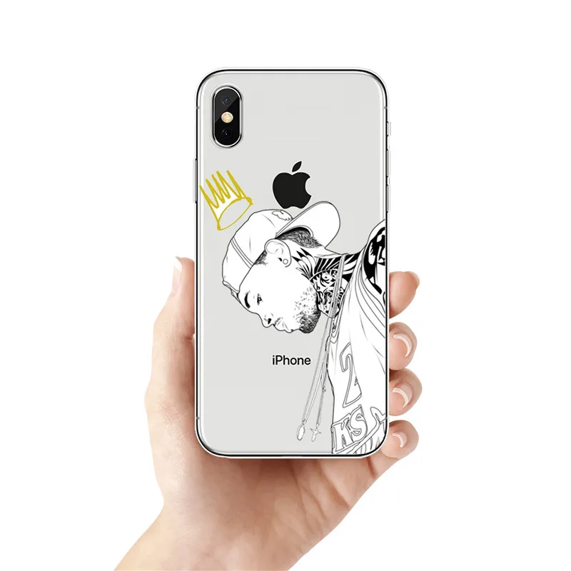 cute iphone 8 cases Chris Brown Kiss Kiss With You Soft TPU Silicone Case For Iphone Xr Xs Max X 10 8 Plus 7 6S 6 Plus SE 5S 5 7Plus 8Plus Cover iphone 8 plus phone case