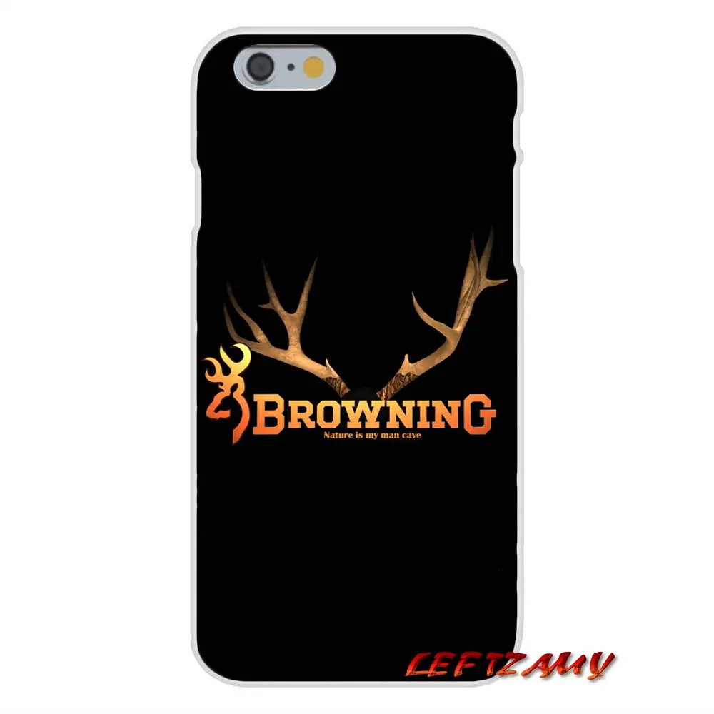 Для iPhone X XR XS MAX 4 4s 5 5S 5C SE 6 S 7 8 Plus Аксессуары чехлы для телефонов Browning охоты на оленя