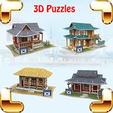 Хороший подарок корейский стиль 3D Паззлы модель Игрушечные лошадки eps строительных забавная игра IQ коллекции образования puz Для детей подарок