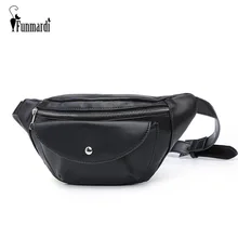 FUNMARDI, мягкая сумка на пояс из искусственной кожи, Женские поясные сумки, унисекс, Повседневная поясная сумка, Женский кошелек, сумка на грудь для телефона, мини-сумка для живота, WLHB1848