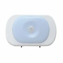 Auto PIR Infrared Sensor Motion Detector USB Charging 12 LED Light Rechargeable Emergency Lamp Sensor Light By Lithium battery