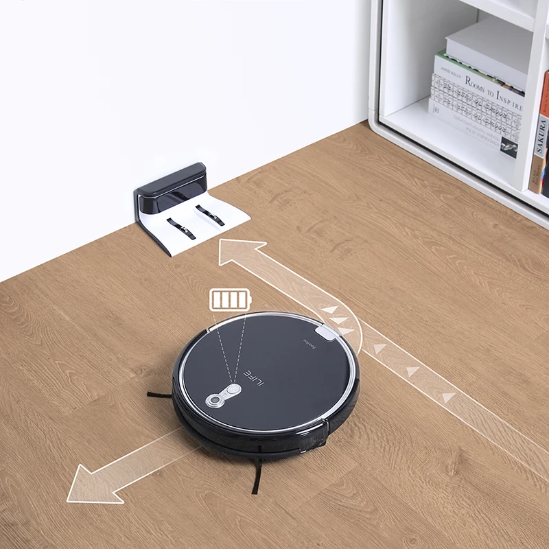Online ILIFE A8 Robot aspiradora para navegación de cámara de alfombra delgada varios modos de limpieza