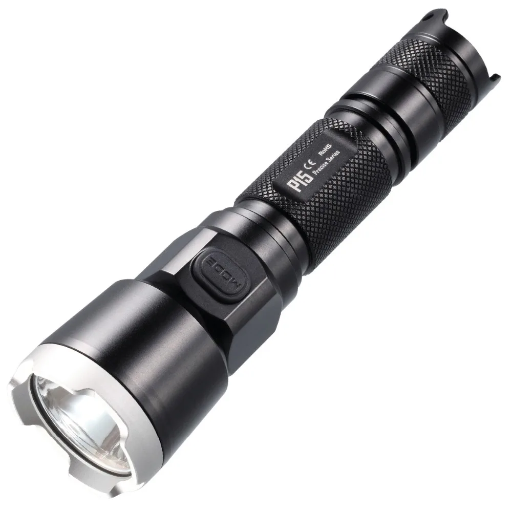 

NITECORE P15 430 Lumens CREE XP-G2 tactical LED Flashlight Military Outdoor Hunt Search Rescue tactical torch Free shipping