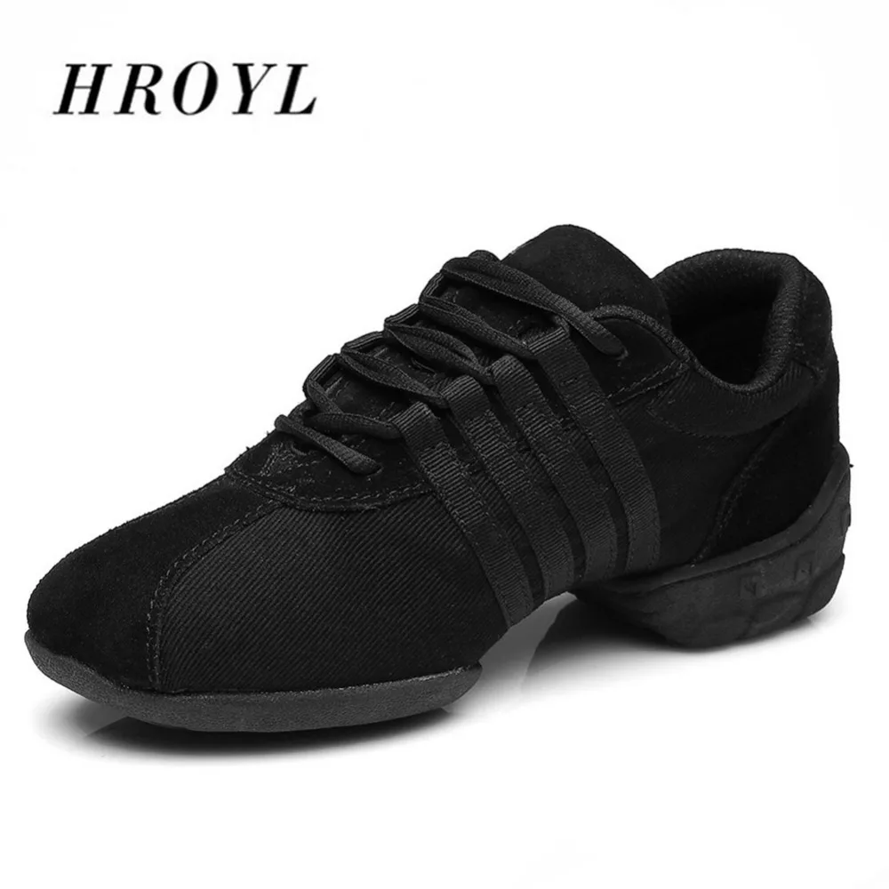 Hroyl Dance Sneakers For Women Canvas Sport Shoes For Dancing Unisex