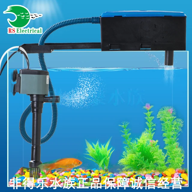 RESUN 3 In1 Aquarium Top Filter Plastic Box Filter Fish Tank