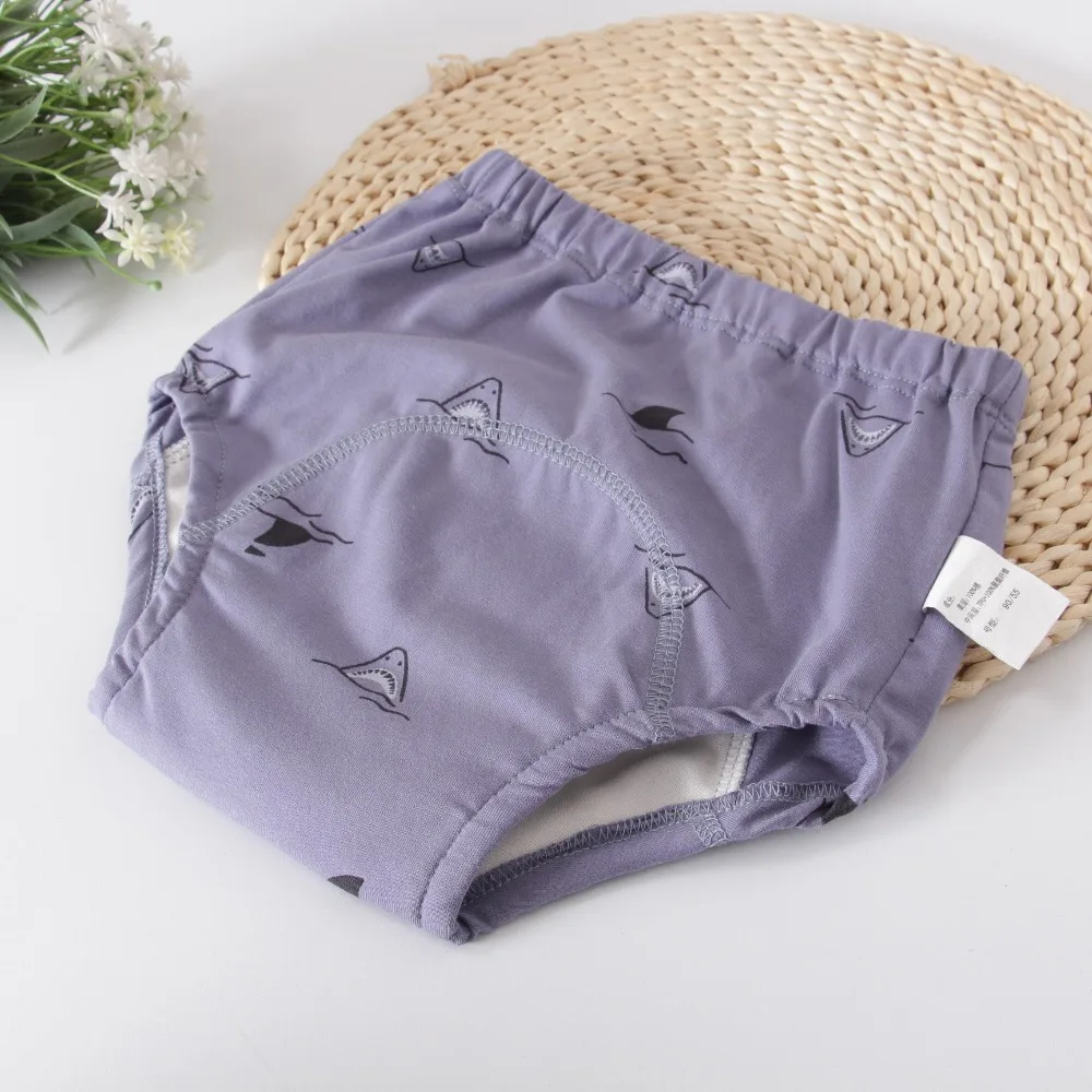 Детские подгузники хлопковые тренировочные штаны трусы Моющиеся Многоразовые подгузники из ткани подгузники водонепроницаемые тренировочные штаны для малышей Детские Подгузники