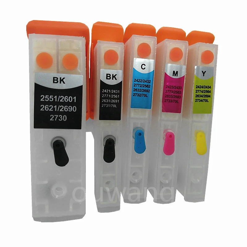 

5PCS T2621 26/26XL Refillable Ink Cartridge for epson XP600 XP605 XP700 XP800 XP510 XP615 XP610 XP605 xp820 XP520 XP620 XP625