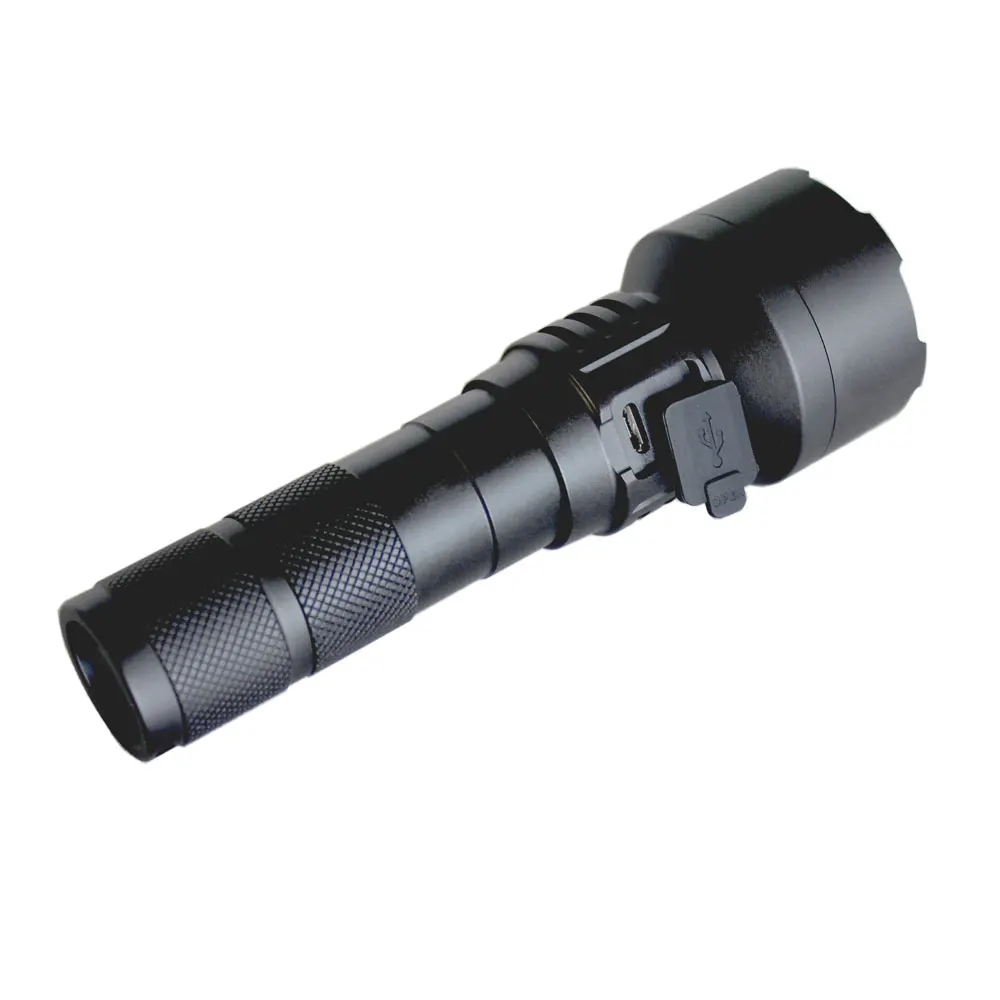 

Soshine TC15 Rechargeable 1100LM LED 5-Mode White Flashlight - Black (1 x 18650)