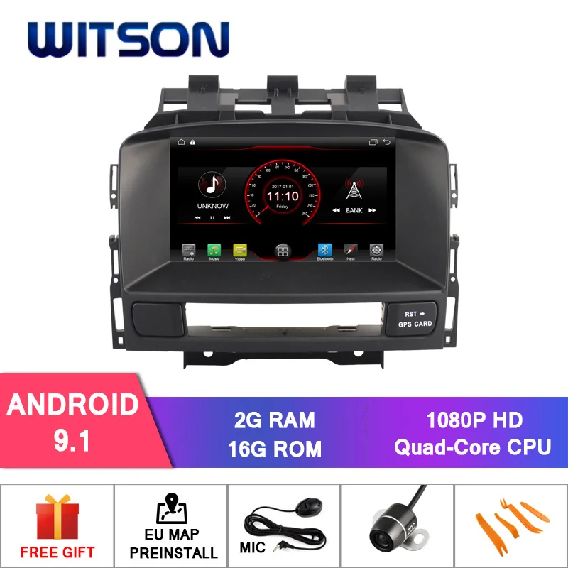 WITSON Android 9,1 Авто Радио DVD НАВИГАЦИЯ для OPEL ASTRA J автомобиля DVD Зеркало Ссылка/16 Гб Inand/DVR/DAB/OBD/1080 P HD видео