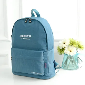 

Women Backpacks Waterproof Nylon Female Zipper Backpack Women Casual School Bags for Teenage Girls Travel Brand Backpack W712