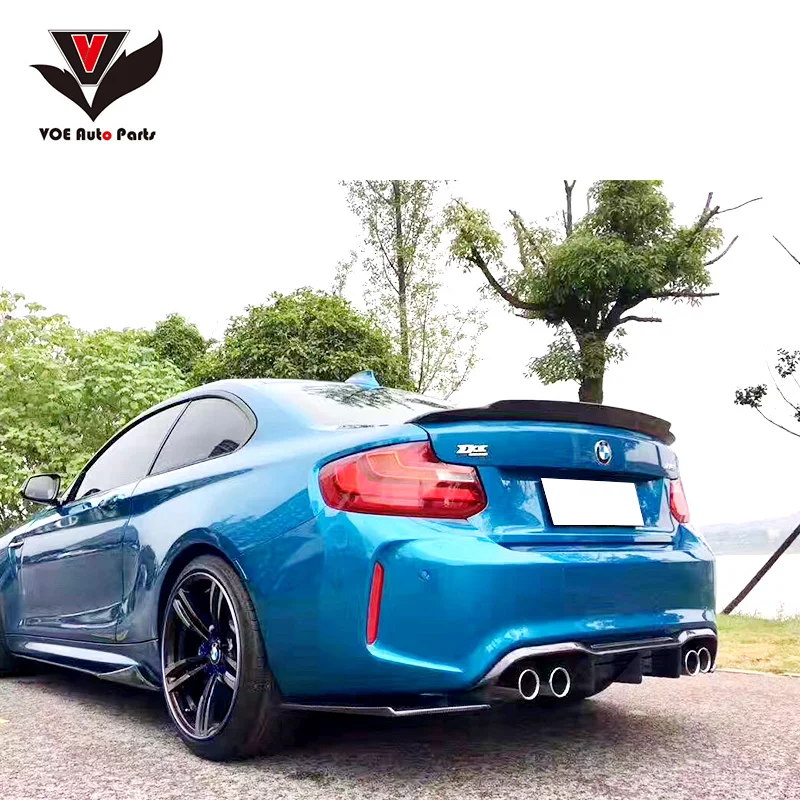 Задний спойлер из углеродного волокна F22 F23 F87 для BMW 2 серии Coupe & Convertible M2 218i 220i 228i