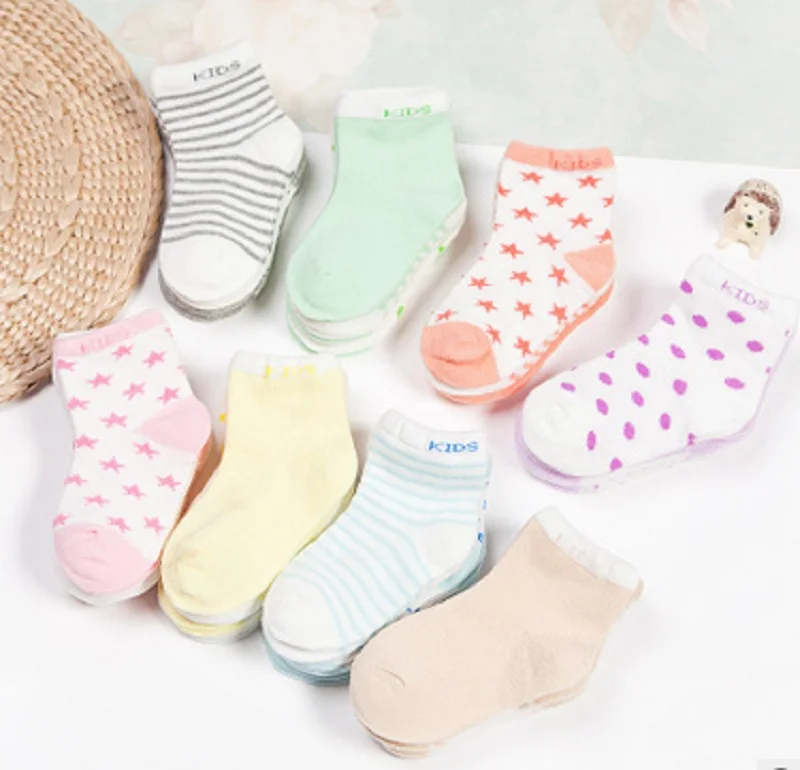 5Pair/Lot New 2016 Cotton Baby Socks Striped Dot Design New Born Short Socks For Kids Girls and Boys Hot Sale 5Pair/Lot New 2016 Cotton Baby Socks Striped Dot Design New Born Short Socks For Kids Girls and Boys Hot Sale