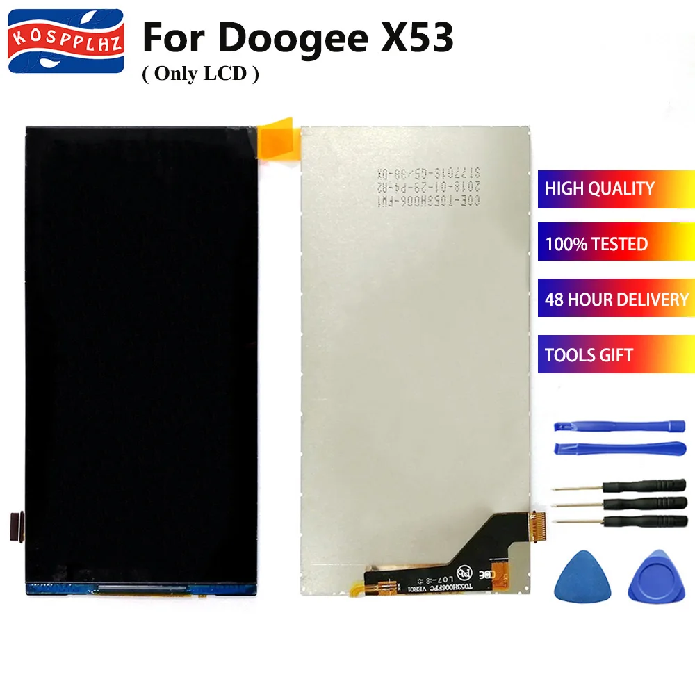 

LCD Display For Doogee X53 LCD Display (no touch screen ) Digitizer Assembly Replacement 5.3 in For Doogee X53 LCD Screen +Tools