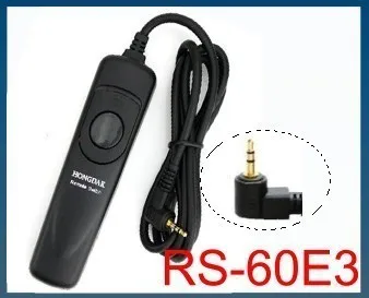 RS-60E3 Remote Switch Shutter Release cord for Canon EOS Rebel 2000 T1i T2i T3i T4i XS XSi XT XTi Digital SLR Camera | Электроника