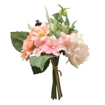 

HIGHT Quality silk flower free shipping 10 bouquet Artificial Flowers Vivid Peony Fake Wedding Home Party Decoration