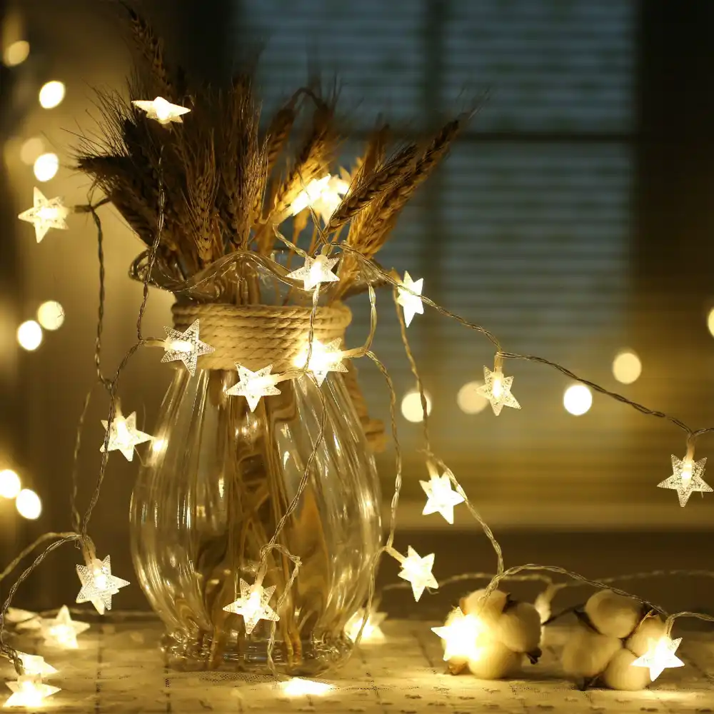 Yiyang 2019 New Year 1 5m Battery Led Star String Lights Yiyang 2019 New Year 1 5m Battery Led Star String Lights