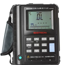 Ручной профессиональный автоматический диапазон Цифровой LCR метр индуктивность емкость сопротивление тестер 100 кГц Mastech MS5308