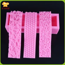 Новинка, LX-MOULD, силиконовая форма для тостов, роза, мед, мед, гребень, мыло ручной работы, форма, сделай сам, прямоугольная, большая, сажа, форма