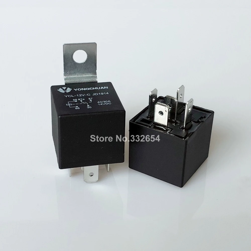Original JD1912 1914 2914 40A auto Relay 12V 24V 4Pin 5Pin