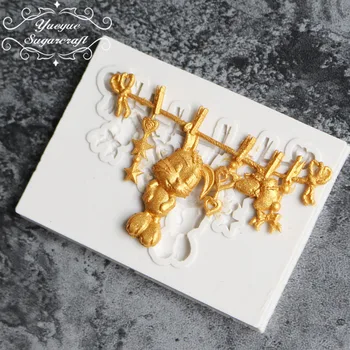 

Yueyue Sugarcraft Baby silicone mold fondant mold cake decorating tools chocolate gumpaste mold