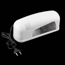 Оборудование для нейл-арта УФ-лампа для ногтей 9 Вт 220 В инструменты для ногтей сушилка светильник для отверждения ногтей искусство с 365нм ультрафиолетовая лампа накаливания штепсельная вилка европейского стандарта