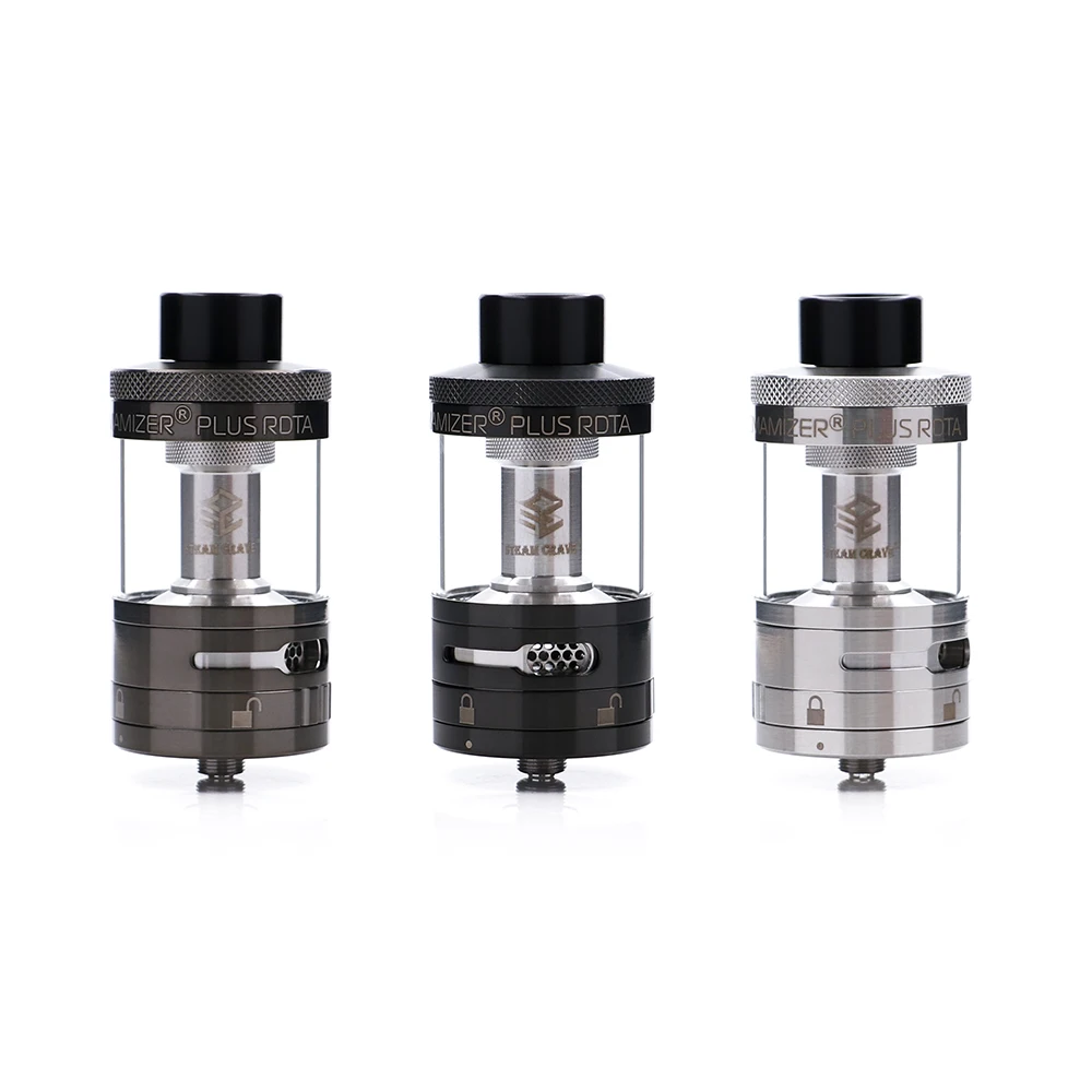 

Original Steam Crave Aromamizer Plus RDTA electronic cigarette tank 10ML e-liquid Enhanced airflow juice flow design RDTA tank