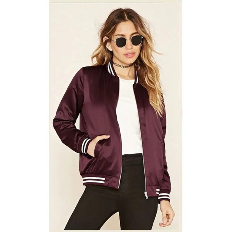 Uwback 2018 Winter Brand Bomber Jackets Women Warm