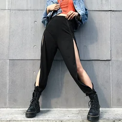 summer new arrival 2019 loose sparkly pants for women zipper sexy glitter pants club wear black trousers high waisted long pants summer new arrival 2019 loose sparkly pants for women zipper sexy glitter pants club wear black trousers high waisted long pants
