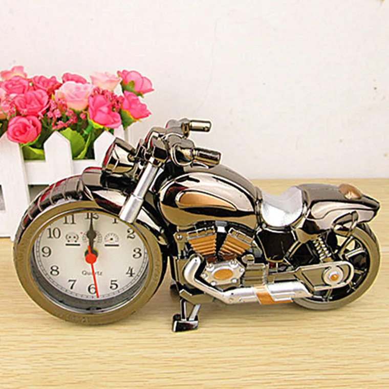 Motorcycle alarm clock retro alarm clock creative home furnishings