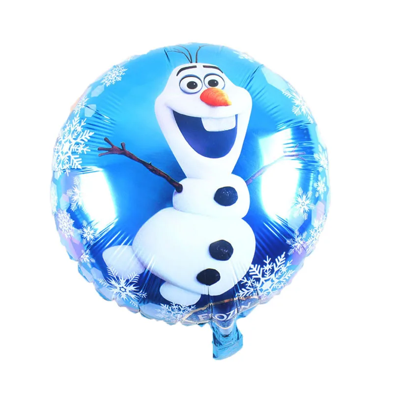 1 шт. 18 дюймов воздушный шар с принцессой Эльзой и Анной синий надувной воздушный шар Эльза фольгированный шар синие вечерние игрушки для детей на день рождения воздушный шар "Эльза"