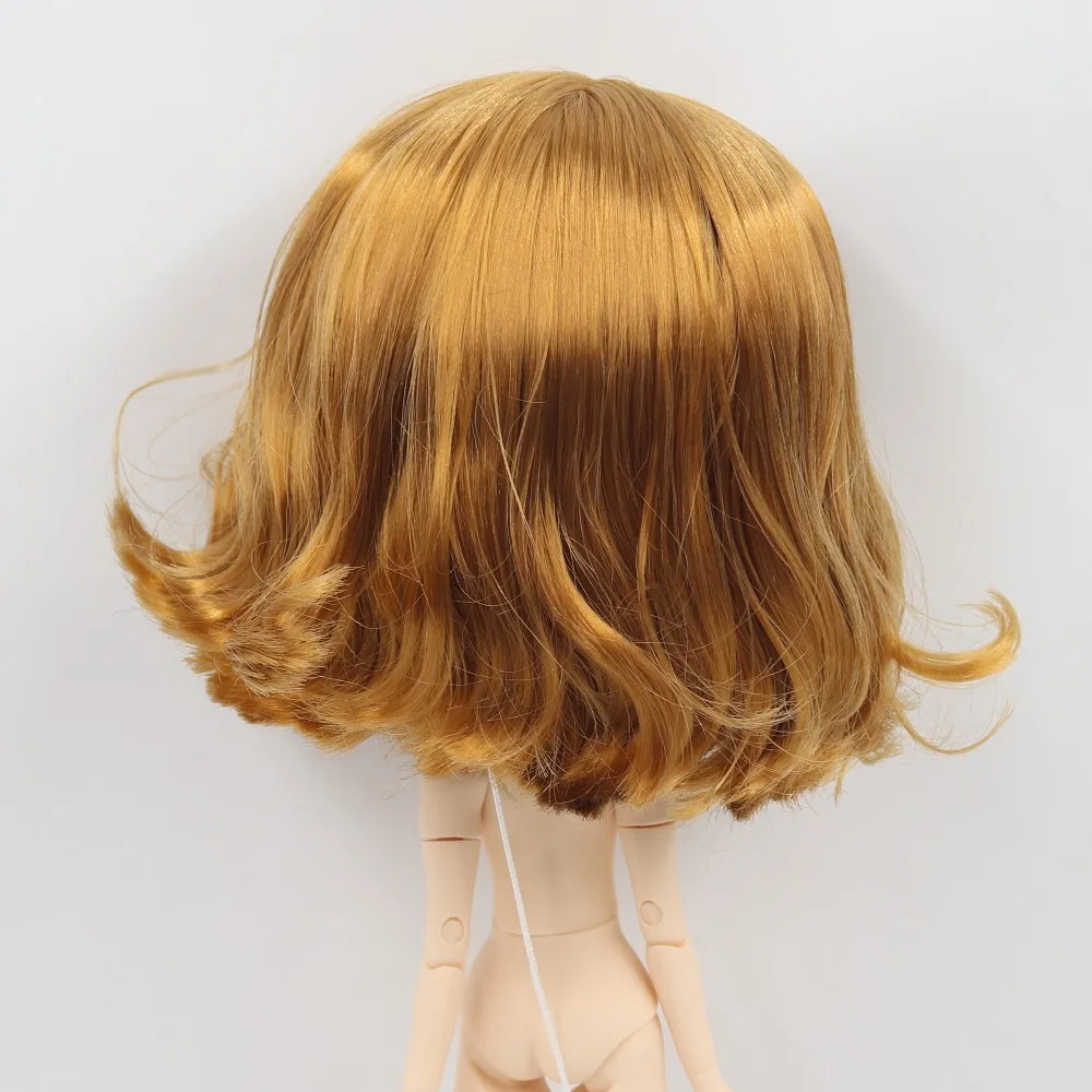 Blyth кукла ледяная кукла парик только rbl головы и купол, короткие волнистые волосы игрушка головы для DIY пользовательские куклы