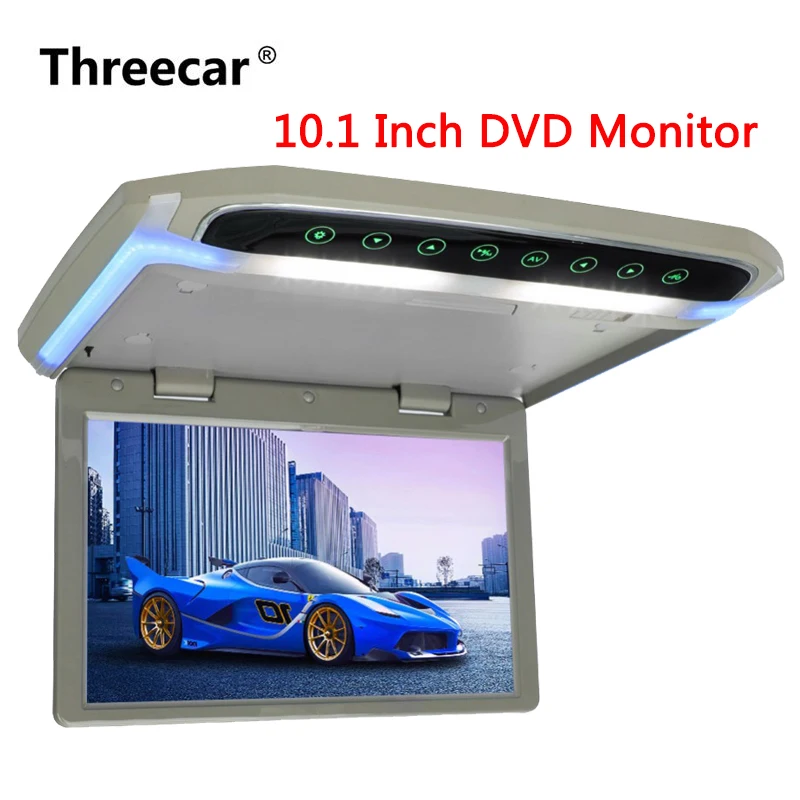 10.1 Inch Car Roof Mount Flip Down Monitor Overhead Video AV Monitor