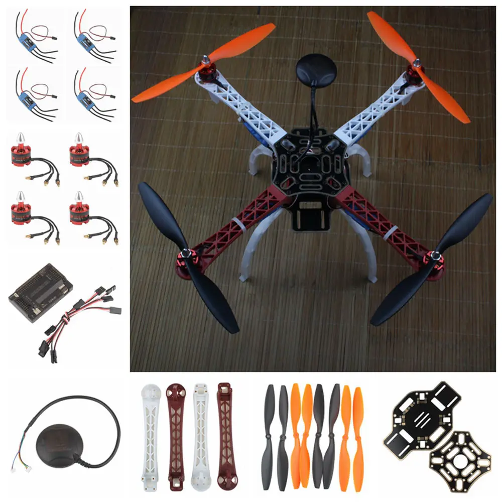 DIY F450 Quadcopter Kit APM2.8 FC NEO 6M GPS 920KV BL Motor Simonk 30A