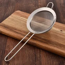Сито из нержавеющей стали сетчатый ручной кухонный инструмент для выпечки муки