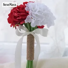 Платье подружки невесты, букет, держателб для свадебных цветов с цветочным узором