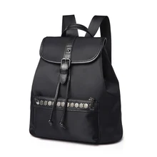 Gran Lienzo de Remache de Las Mujeres Bonitas Mochilas Escolares para Las Niñas Adolescentes Mochilas Bolsas de Hombro Satchel Bolsos Bolsa Feminina