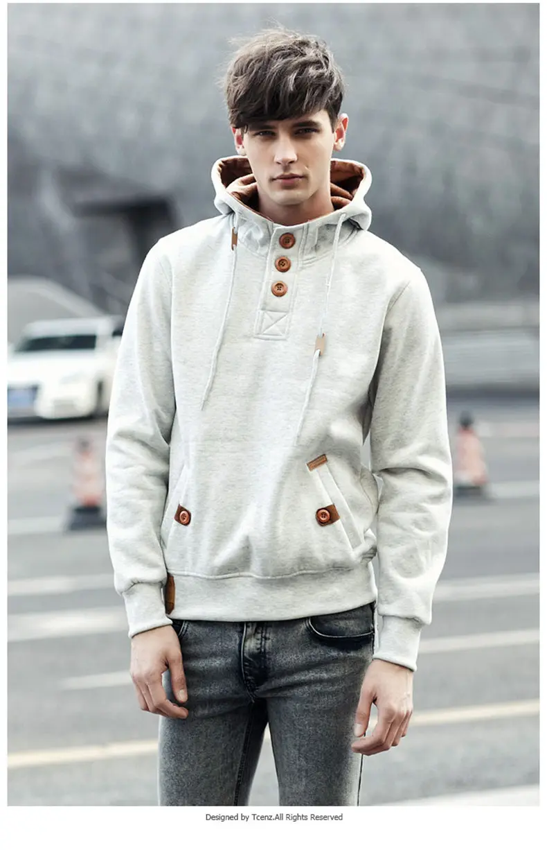 5Colors Men Sweatshirts Pullover Autumn Spring Hooded Tops Casual Male Hoodies Men Streetwear Muls Brand Jumpers M-3XL 2019 New 10