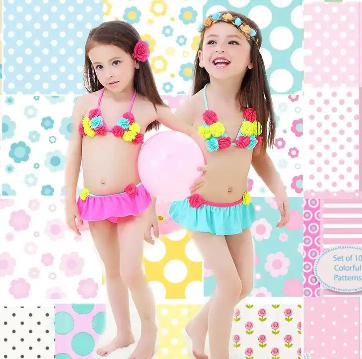 next baby girl swimming costume