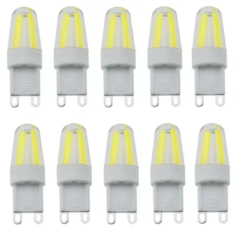 

2W G9 4LED COB 300-350LM lamp filament Warm White Cool White Natural White Dimmable Decorative LED Bi-pin Lights wholesale 10PCS