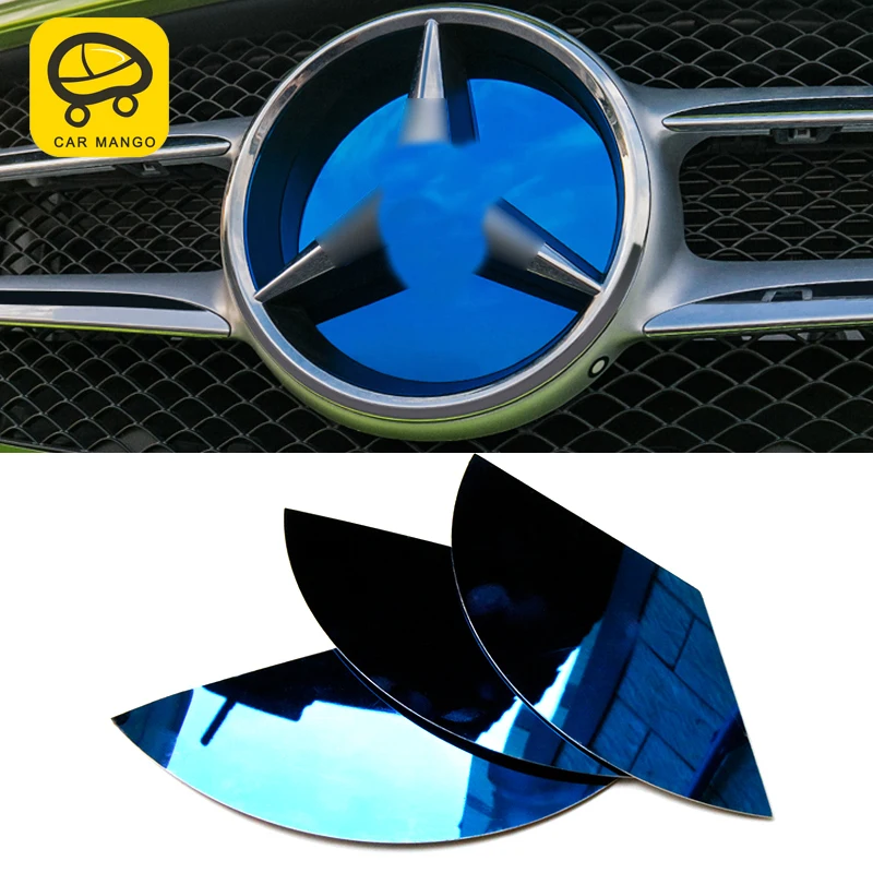 

CatManGo For Mercedes Benz C Class W205 Auto Front Logo Sticker Trim Accessories